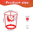 thumbnail image 2 of 2 Pack Head Hoop Basketball Party Game for Kids and Adults, Adjustable Basket Net Headband with 20 Balls for Carnival Party Birthday Party Family Indoor Outdoor Game, 2 of 6