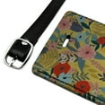 thumbnail image 2 of Laila Floral Pattern Rectangle Leather Luggage Card Suitcase Carry-On ID Tag, 2 of 8