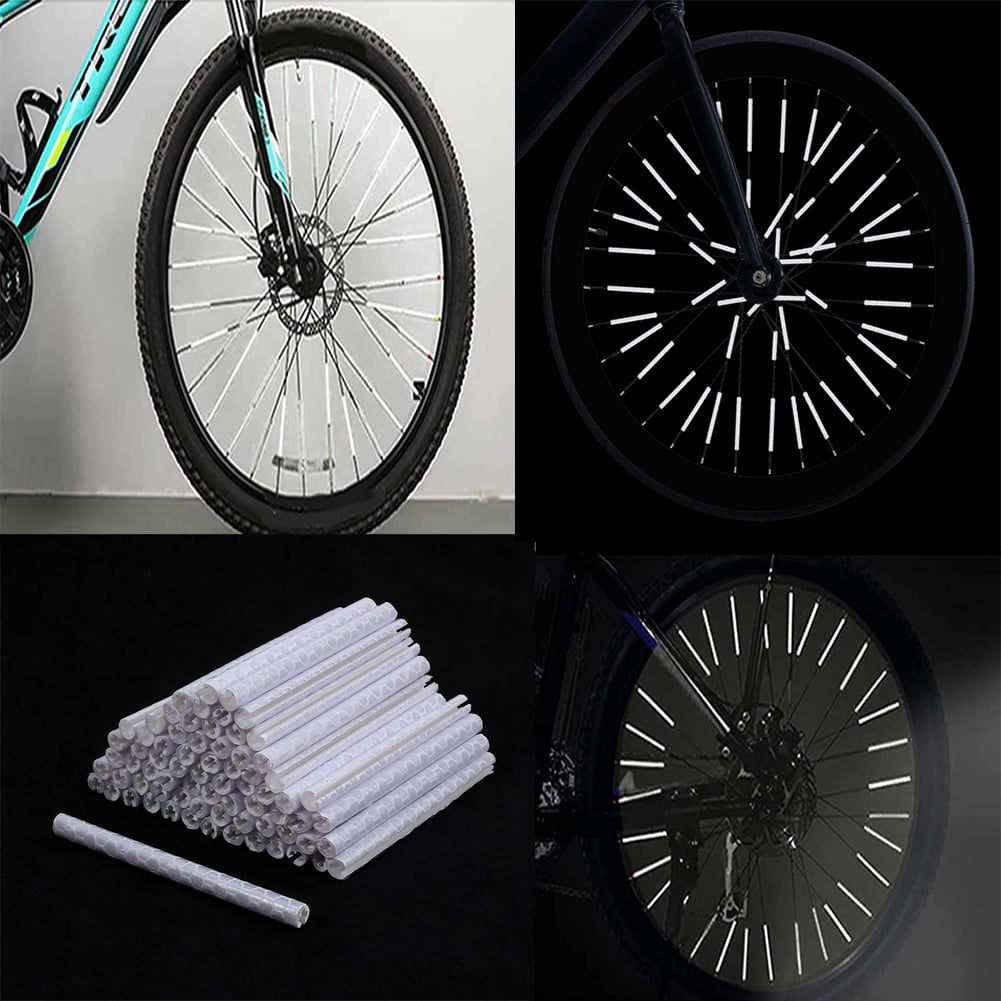 4Pcs Bike bicycle wheel spoke reflectors Reflective safe Mountain Road 