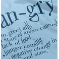 thumbnail image 5 of Hangry Definition Angry Foodie Romper Boys or Girls Infant Baby Brisco Brands 24M, 5 of 7