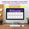 thumbnail image 3 of shiyou-- 1 Inch Round Labels - Round Sticker Labels for Printer - Matte White Blank Laser/Inkjet Printer Labels - Circle Stickers Printable Labels (25 Sheets, 63 Per Sheet, 1575 Labels), 3 of 4
