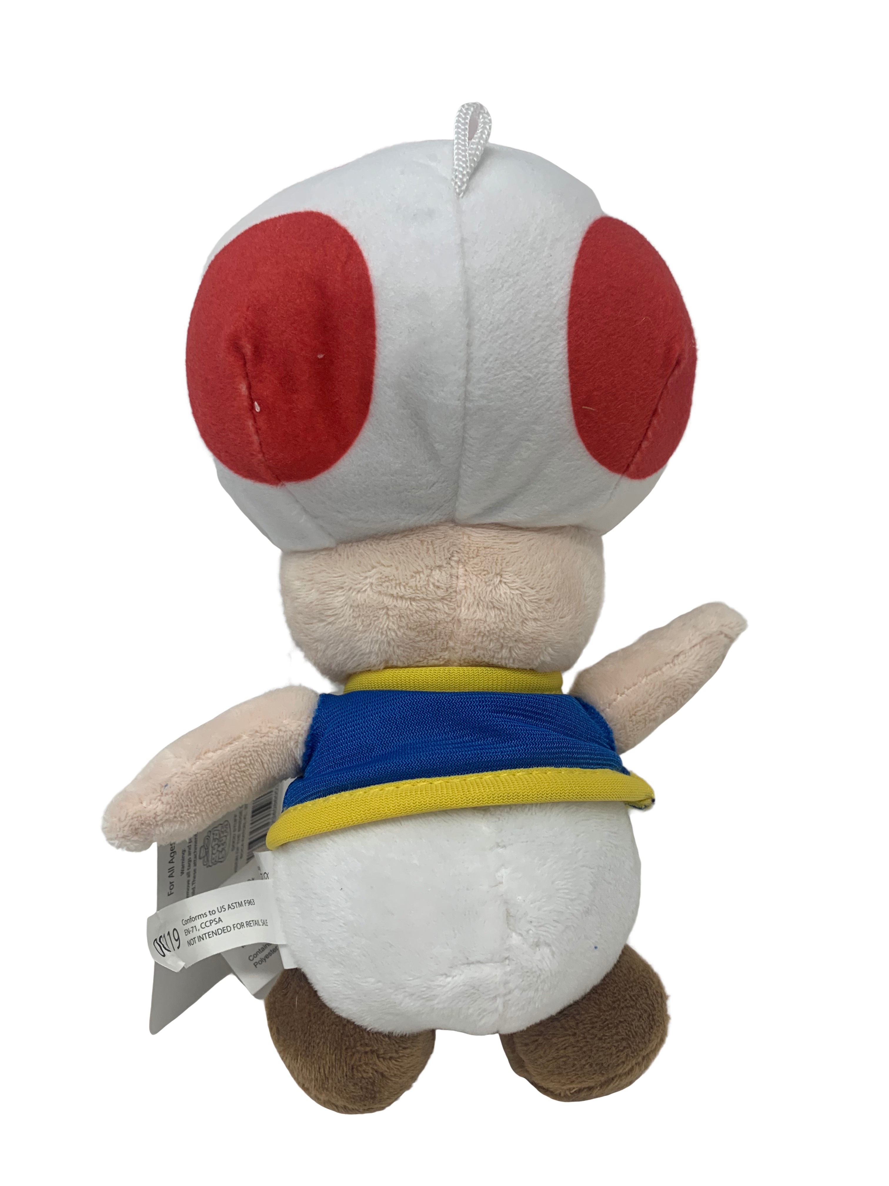 Stuffed Coin Toad Captain Toad Official Super Mario XL Toad Plush Toy – 14.5 Inch Soft ...