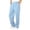 Light Blue, variant on CPNG Girls Wide Leg Sweatpants Solid Color Elastic High Waist Baggy Casual Pants Loose Street Style Jogger Pants