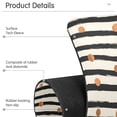 thumbnail image 4 of Yayeee Faucet Mat for Kitchen Sink 14.7" Diatomite Long Splash Guard Pad, Black Abstract Stripes, 4 of 7