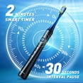thumbnail image 2 of Electric Toothbrush for Adults with Holder and 10 Brush Heads, Rechargeable Electric Toothbrush Last 35 Days, 40000 VPM and 3 Modes, Smart Timer, Travel Electric Toothbrush, Gift, 2 of 10