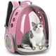 thumbnail image 1 of Mochila para gatos/mochila para gatos con burbujas, expandible, plegable, transpirable para perros pequeños y medianos, gatos, cápsula espacial, ventana de burbujas, mochila para mascotas para senderi, 1 of 4