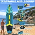 thumbnail image 3 of GenreenHub Inflatable Stand Up Paddle Board 11'6" for Adults, Wide Stable SUP Board with Accessories, Family Fishing Touring, 3 of 7