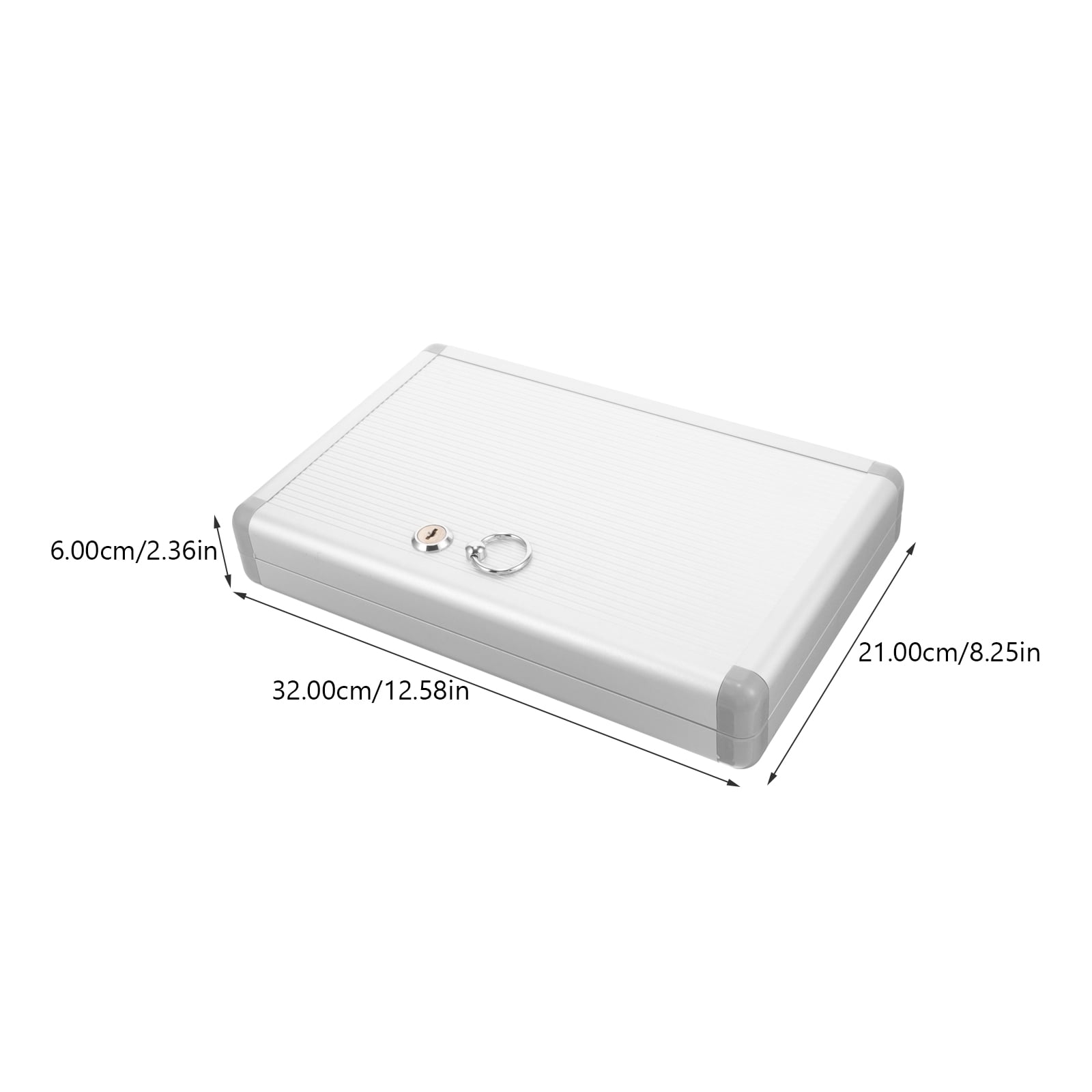 ELAYARD Wall Mounted Key Holder Secure Storage Box with Aluminum Alloy Design