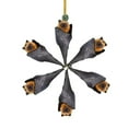 thumbnail image 2 of Adorno Acrílico 2D de Copo de Nieve | Decoración Colgante Caprichosa de 6 Pétalos | Decoración Ligera y Transparente para Halloween | Decoración para Interiores | Adorno para Puerta de Pared | Regalo, 2 of 2