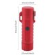 thumbnail image 3 of Encendedor de cigarrillos de doble arco USB 2 en 1, antorcha de luz LED impermeable para acampar (rojo), 3 of 8
