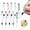 10PCS, variant on Long Head Deep Hole Marker Pens, 20mm Deep Reach Metal Long Nib Marker Set, Professional Construction Permanent Markers Scriber Marking Tools - Quick-dry Waterproof(3 PCS)