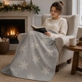 thumbnail image 5 of Flannel Throw Blanket - Soft Polyester Decorative Blanket for Sofa and Bed, Indoor Use, Cozy Relaxation for Bedroom and Living Room, 150 x 100 cm A, 5 of 6