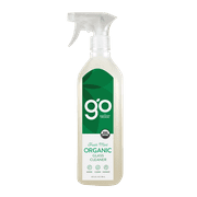 (2 pack) GO by greenshield organic 26oz Glass Cleaner, Fresh Mint