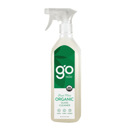 (2 pack) GO by greenshield organic 26oz Glass Cleaner, Fresh (Best Organic Cleaning Products)