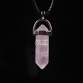 thumbnail image 3 of Pendentif en Quartz Pierre Naturelle Cristal agate Balle Hexagone Pendentif Collier, 3 of 6