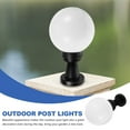 thumbnail image 5 of Outdoor Column Lights, Fence Pedestal Post Lamp Outdoor Vintage LED Globe Pillar Lights, Waterproof External Landscape Street Lighting Fixtures, 5 of 9