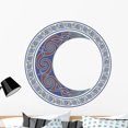 thumbnail image 1 of Round Celtic Horned Moon Wall Decal Wallmonkeys Peel and Stick Graphics (36 in H x 36 in W) WM502765, 1 of 4