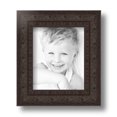 thumbnail image 2 of ArtToFrames 5x6" Plum Victorian Emboss Picture Frame, Brown Wood Poster Frame, with Regular Glass and Foam Backing 3/16 inch (FBPL-5080), 2 of 7