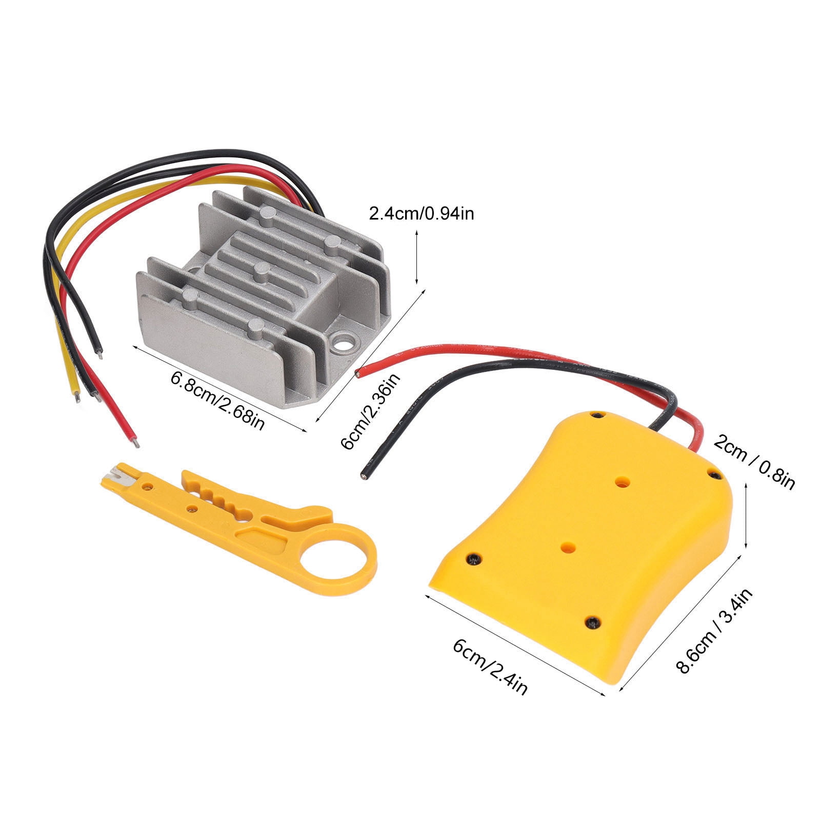 Convertitore DC Step Down 12V/24V A 9V 4A 36W - Alimentatore Regolatore Per Auto, Energia Solare, LED - 8