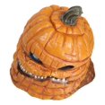 thumbnail image 3 of Halloween Extreme Ray Villafane Pumpkin Sculpture Spooky Grinning Skull Head, 3 of 9