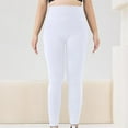 thumbnail image 4 of EHRWE Yoga Pants For Women Lightweight High Waist Plus Size Yoga Pants Slip Design Fashion, 4 of 5