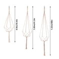thumbnail image 4 of Plant Hangers Plant Pot Hangers Hanging Plant Holder Handmade Cotton Rope, 4 of 10