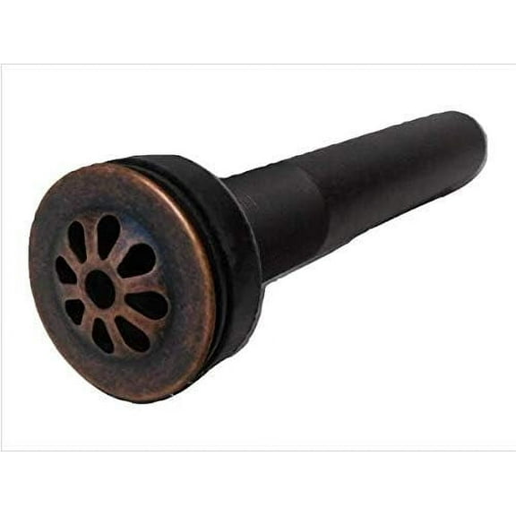 1-1/2" Aged Copper Daisy Drain for Bath Sink without Overflow