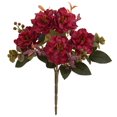thumbnail image 2 of Hesroicy Vibrant Simulated Hibiscus and Cherry Artificial Flowers - Non-Fading, No Watering, and Full of Lifelike Vitality - Perfect for Balcony Decorations with 5 Branches of Exuberant Blossoms, 2 of 8