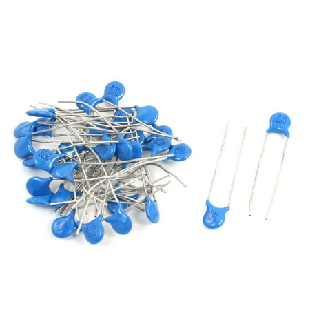 

Unique Bargains 30pcs 1kv 220pF Through Hole DIP Ceramic Disc Capacitors Blue