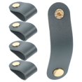 thumbnail image 1 of Hebilla de almacenamiento, 5 unidades, organizador de cables, correas, soporte para auriculares, brida portátil para cables, USB, viaje, cuero artificial, 1 of 6