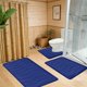 thumbnail image 4 of Juego de alfombras de baño premium de 3 piezas | Terciopelo ultrasuave y espuma | Reverso de goma antideslizante | Absorbente y lavable | Densidad 25D | Decoración moderna para el hogar, 4 of 6