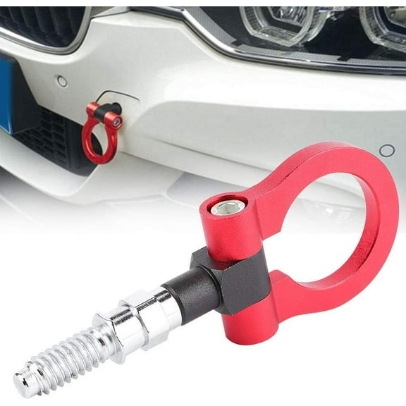 BEKOPUP Car Tow Hook, Universal Aluminum Alloy Tow Ring for E Series