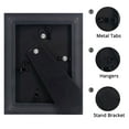 thumbnail image 4 of GraduationMall Mahogany with Gold Beads 5x7 Picture Frames for Wall or Tabletop 2-Pack, 4 of 7
