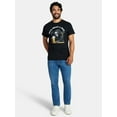 thumbnail image 2 of Humor Men's and Big Men's What a Day Grim Reaper Graphic Tee with Short Sleeves, Sizes S-3XL, 2 of 5
