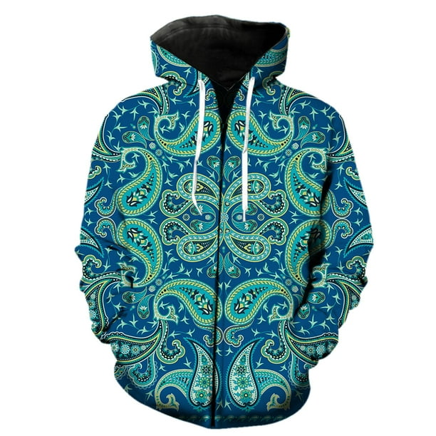 Sudadera con capucha y cremallera estilo exótico retro para hombre, ropa de calle con estampado 3D genial, estilo Harajuku para adolescentes, moda de manga larga, hip hop, gran oferta unisex 2024