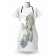 thumbnail image 3 of Ireland Map Apron, Geographical Country Indication with Graphics in Pastel Tones, Unisex Kitchen Bib with Adjustable Neck for Cooking Gardening, Adult Size, White and Multicolor, by Ambesonne, 3 of 4