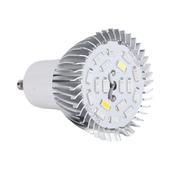 YUMILI Plant Grow Light Ampoule De Croissance Hydroponique LED à Spectre Complet 85-265 V 18 W pour Plantes à Fleurs, Adaptée à la Culture à Domicile, à la Culture en Serre, Etc.(GU10)