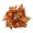 E, variant on geerera Fall Sunflower Candle Ring with Maple Leaves, Artificial Autumn Mini Wreath for Pillar Candles, Harvest Floral Tabletop Centerpiece for Thanksgiving & Home