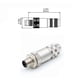 thumbnail image 4 of Kenally Conector de aviación Aislante portátil 2A Ethernet Terminal de cobre Energía eólica Tráfico ferroviario Conectores de aleación de 8 Herramientas eléctricas Männlich Kenally TO008302-02, 4 of 6