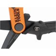 thumbnail image 2 of WWS-Klein Tools T2107 Titanium Coated Utility Scissors, Compact, Stainless Steel Shears, Serrated Blades, Cuts Heavy-Duty Materials, 7-Inch, 2 of 4