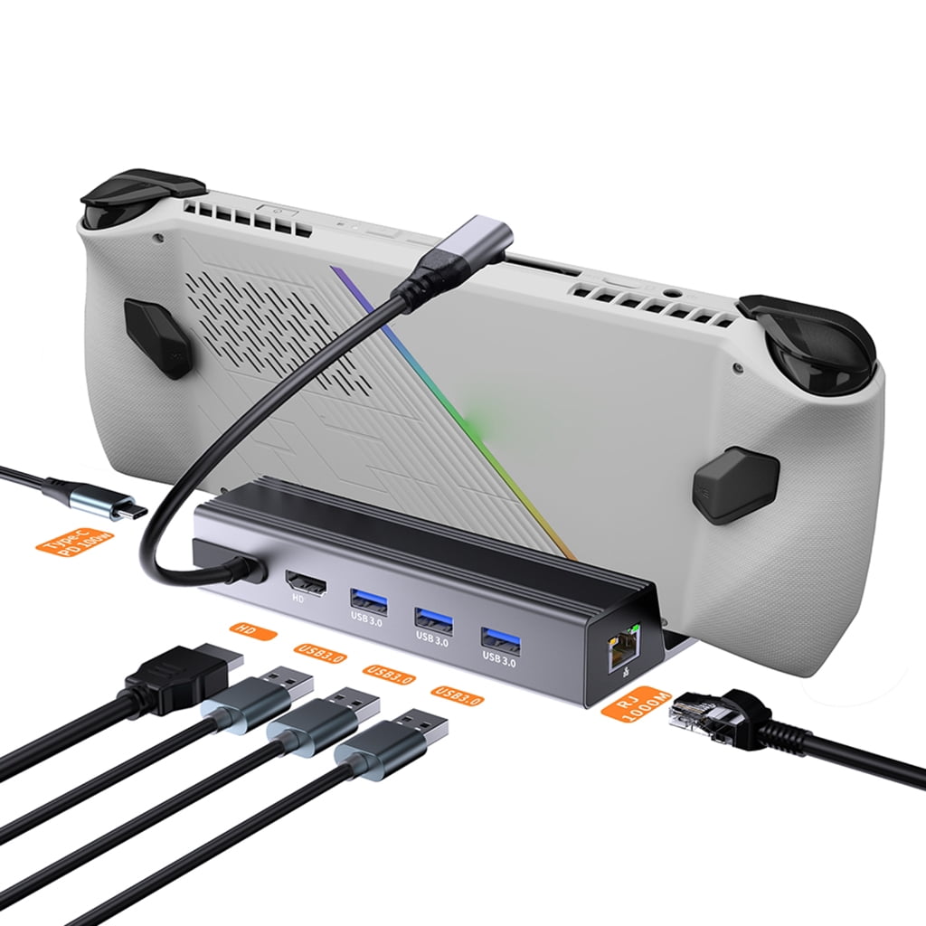 Gieenan USB C Multiport Docking Station for Handheld Devices Offering 30W Power Delivery
