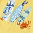 thumbnail image 4 of Baby and Toddler Boy Clothes Set 2-Piece Cartoon Cotton Summer Short Sleeve T Shirt And Shorts Kids Outfit Set 1-5 Year, 4 of 5
