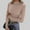 Khaki, variant on Business Casual Tops Formal Shirts for Women Y2k Shirts Women's Turtleneck Sweater Long-sleeved RibbedKknit Slim Warm Base Layer Army Green Free Size