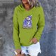 thumbnail image 3 of Sudadera para mujer Otoño Sudaderas Invierno Suelto Festvial Impresión Crop Workout Manga larga Sudadera con capucha Tops Pullover Blusa Odeerbi  ODB-5, 3 of 6