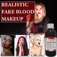 thumbnail image 5 of asddcavvf Makeup Washable Halloween Special Effects SFX Makeup Set Realistic Liquid for Gothic Stage Role Playing Makeup (15 300ml ） Adult Baby Props Hoodie Hooded Cape Robe, 5 of 5