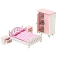 thumbnail image 1 of 1/12 muebles miniatura de modelo de simulación de habitación de para bebés suministros de ornamentos Dormitorio 7PCS Sunnimix muebles de casa de muñecas, 1 of 6