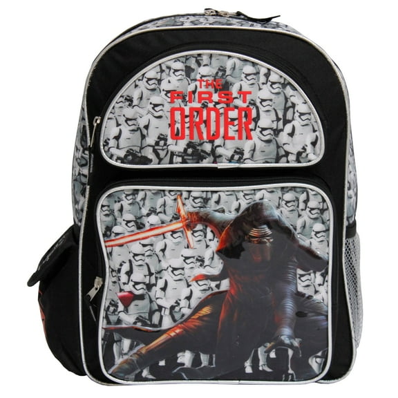 Disney Star Wars "The First Order" Black 16" Backpack- Kylo Ren
