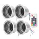 thumbnail image 3 of Portavasos para bebidas LED, 4 piezas DC 12V RGB Portavasos para bebidas Portavasos RGB Funcionalidad versátil, 3 of 10