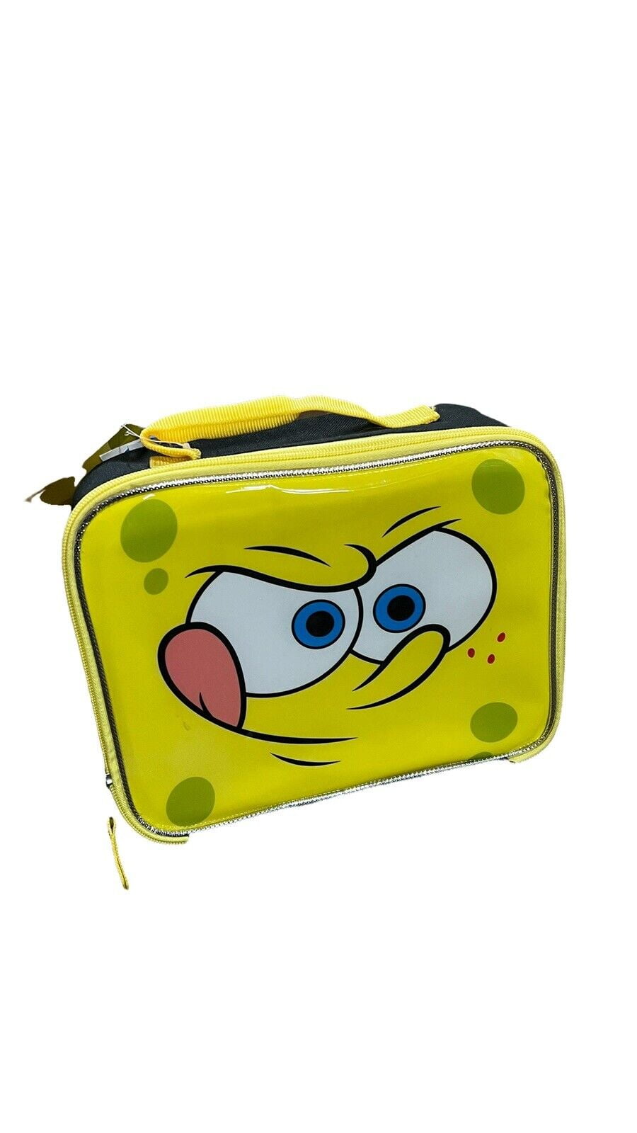 AWEHIRU Spongebob Squarepants Lunch Box Insulated Kit for Boys Girls Kids  with Stickers and More (Spongebob School Supplies)