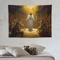 thumbnail image 4 of ONETECH  Christmas Jesus Christ Tapestry Jesus Preached Scene 3D Watercolor Tapestry Wall Blanket Wall Art Wall Decor Christian Tapestry Wall Hanging for Bedroom Living Room Dorm, 4 of 7